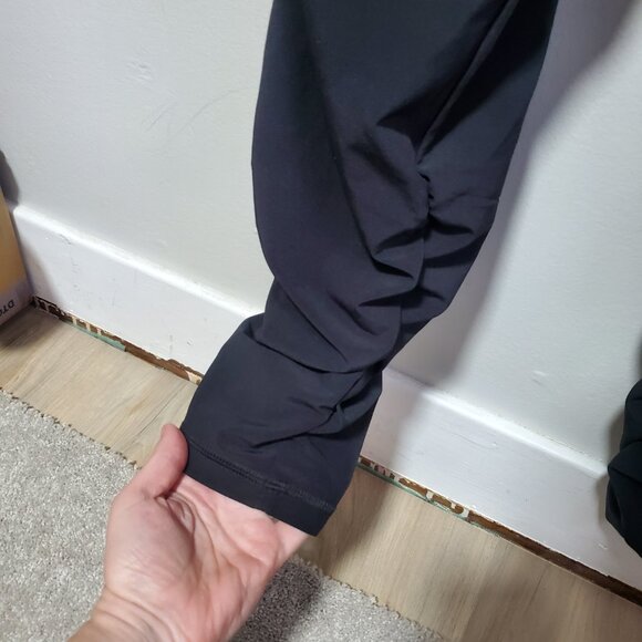 PRANA Railay Jumpsuit Tie Waist Zip Neck Stretch Relaxed Fit Black Women's Large - Picture 7 of 16